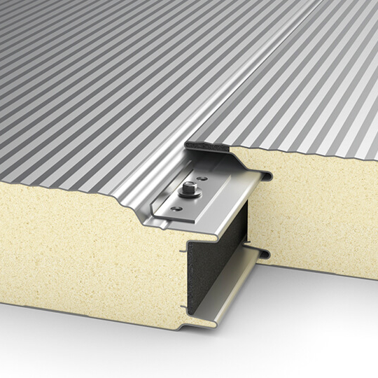 Wall with Hidden Fastening